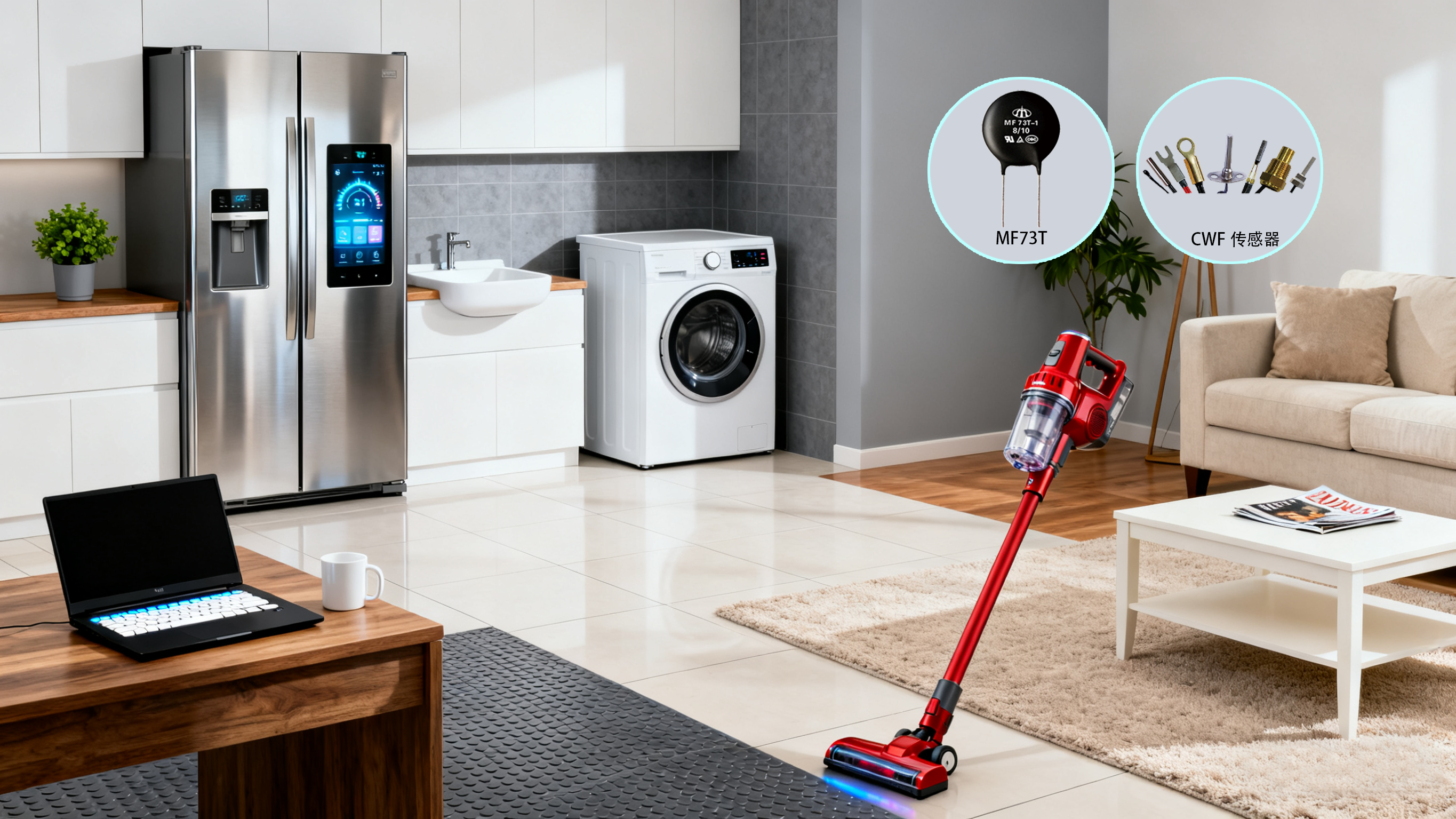 家用電器功率型NTC熱敏電阻應用案例！